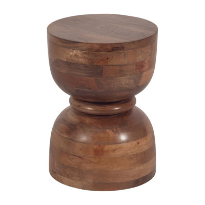 Table de bout en bois massif H 18 po x l 13 po