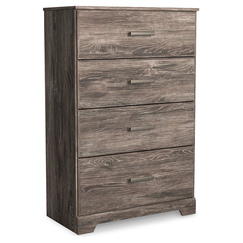 Eria 30.24'' W 4 - Drawer Dresser, Dark Gray