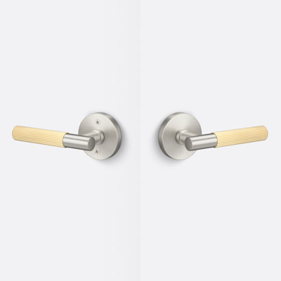 Aspra Round Passage Rosette, Straight Knurled Grip