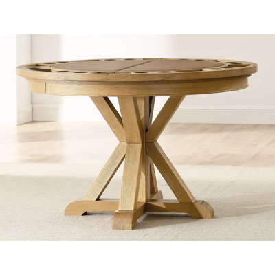 Steve Silver Furniture 50 " 8 - Player Brown Foldable Poker Table
