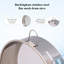 Buckingham 40 Mesh Drum Sieve Stainless Steel Strainer for Baking & Flour Sifting-2145011419
