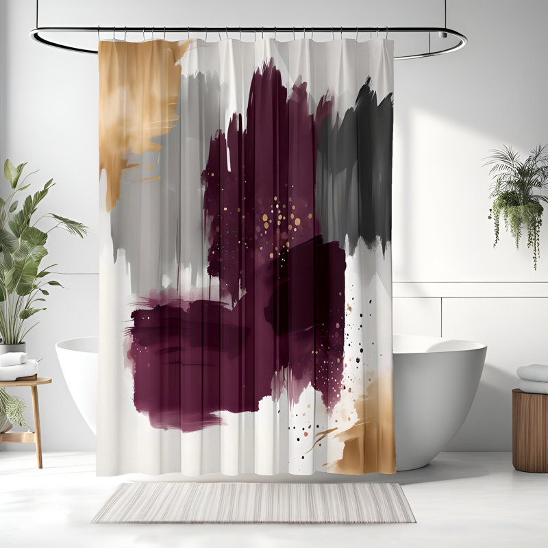 Rideau de douche Pleuvoir, H 93 po x l 70 po