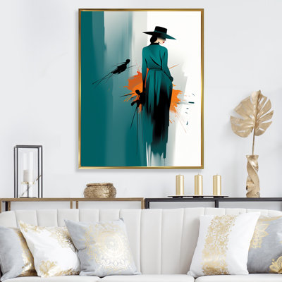 «Haute Couture Fashion Portrait de femme II»