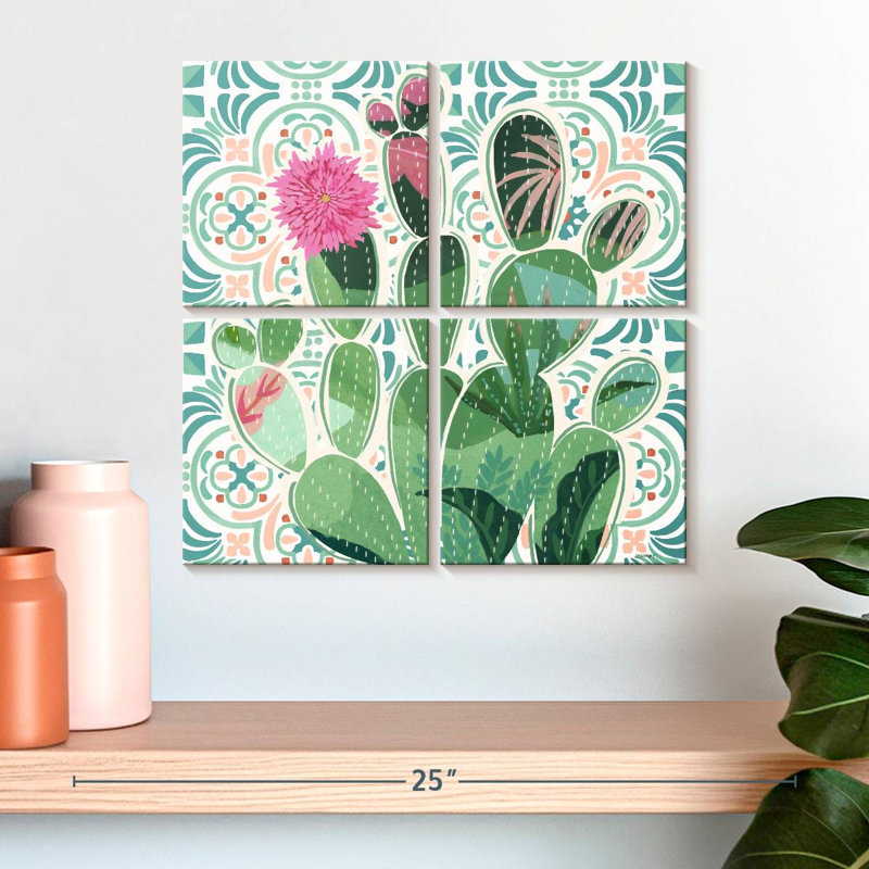 Harnek Fiesta Cactus Maverick Tile I, H 18 po x l 18 po