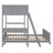 Twin Over Full Bunk Bed With Integrated Desk-1361233941