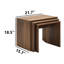 Ensemble de 3 tables gigognes
