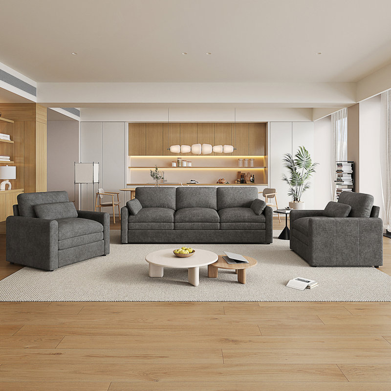 Canapé rembourré surdimensionné Comfy Cloud Canapé, Gris