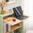 Babbi 91.6Cm W Peninsula Computer Desk with Hutch