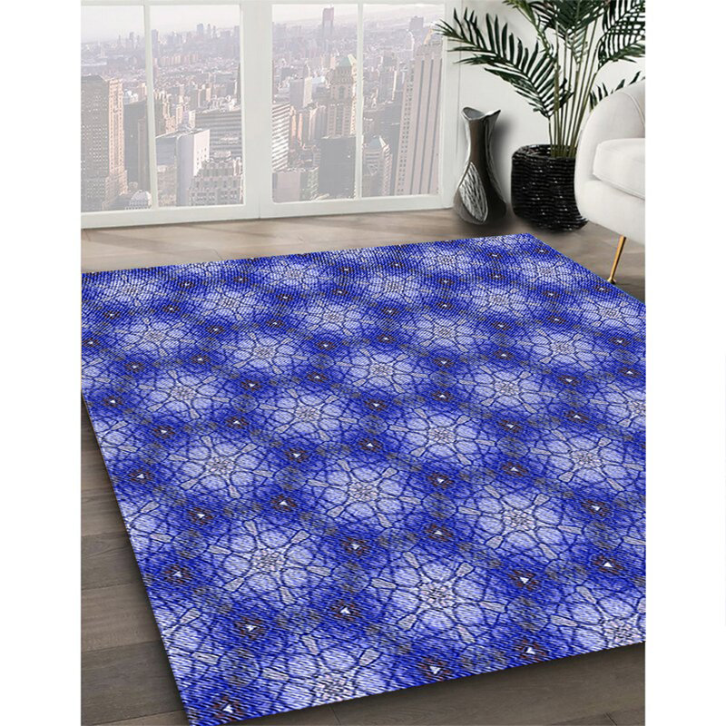 Tapis 100% à motif lavable à la machine 2989, Rectangle 3 pi x 5 pi