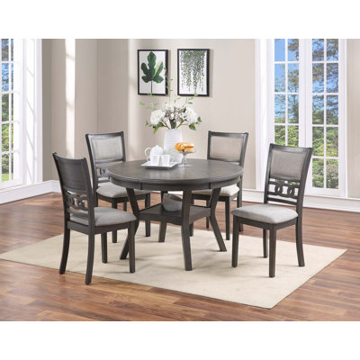 Ensemble de table ronde contemporaine 5 pièces