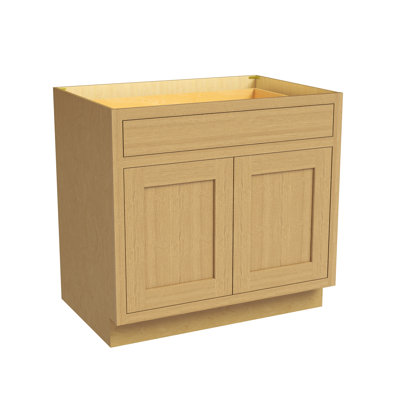 CASAINC Ready-to-Assemble W36"x H34.5"x D25" Kitchen Standard Base Cabinet