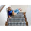 Tapis d'escalier antidérapants gris / blanc 9 x 28 po 