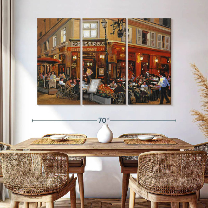  «Bistro I, H 32 po x l 50 po