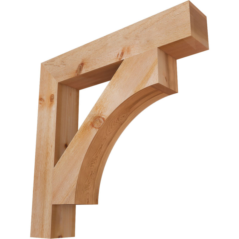 Support Westlake Block, Cèdre rouge de l'Ouest (scié brut), H 36 po x l 6 po x P 36 po