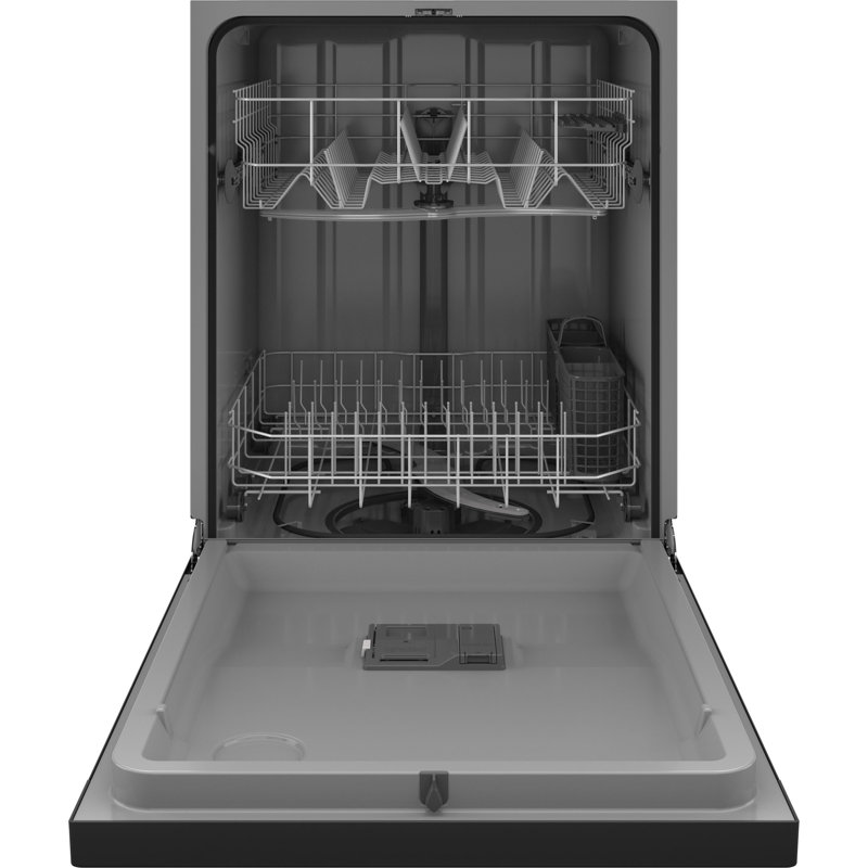 24" 55 dBA Built-In Full Digital Control Dishwasher, Black