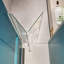 Porte de douche pivotante universelle à ajustement de 1 3/8 po, avec finition en verre trempé de 1/4 po 3072-111493631