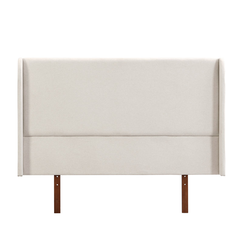 Davis Linen Upholstered Headboard with Double Wing, Full