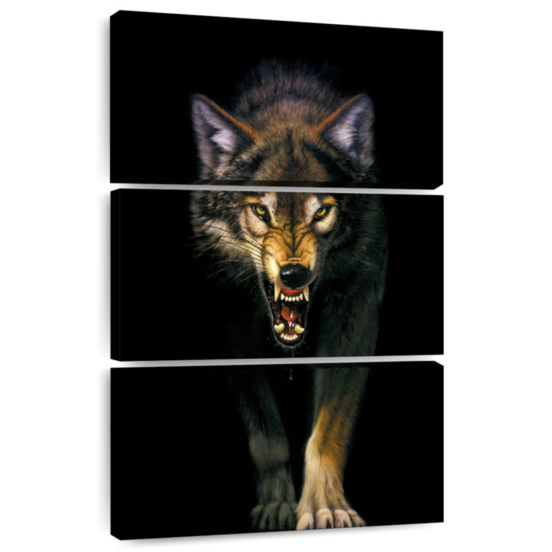 Loup traquant Brampt