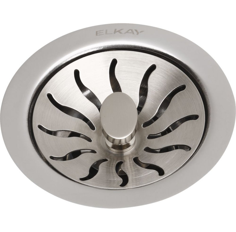 3.5" Pop-Up Kitchen Sink Drain, Chrome