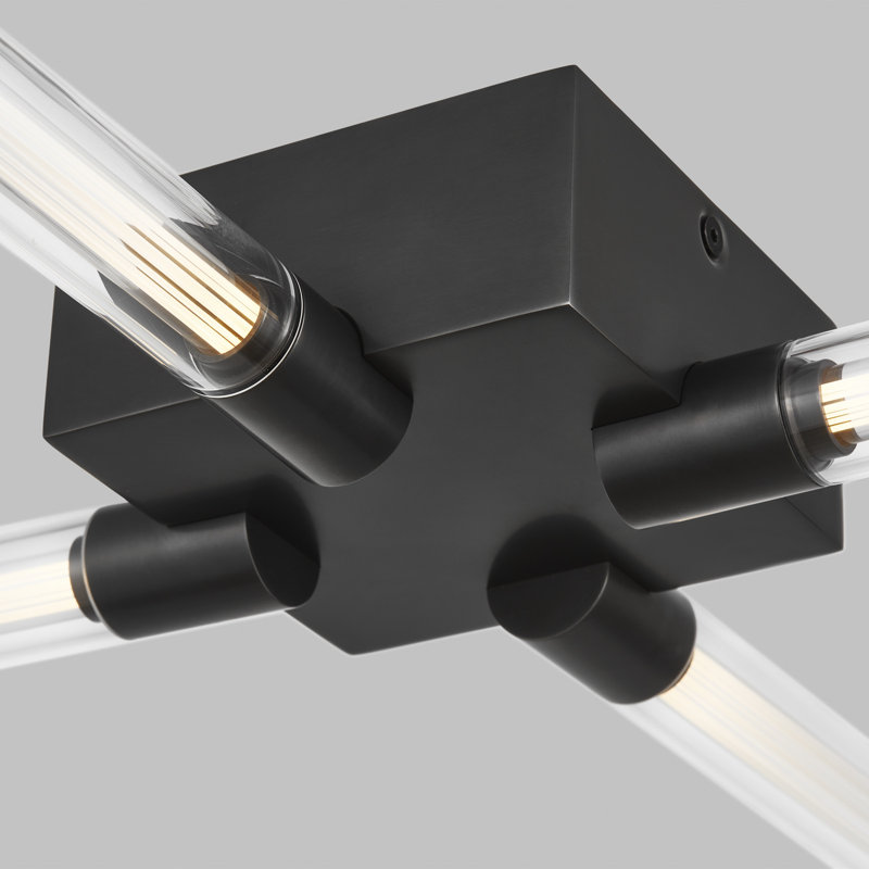 Phobos 4 - Light LED Flush Mount, Dark Bronze
