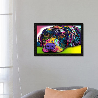 Savvy Labrador by Dean Russo - Print on Canvas