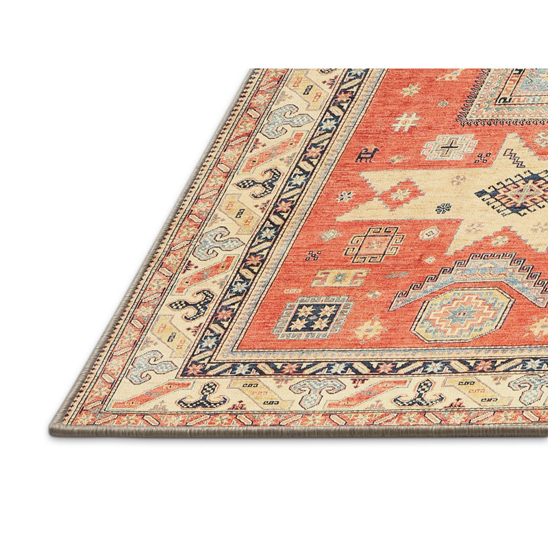 Overkamp Oriental Indoor Rug, Rectangle 5' x 7'