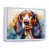 Cadre flottant blanc