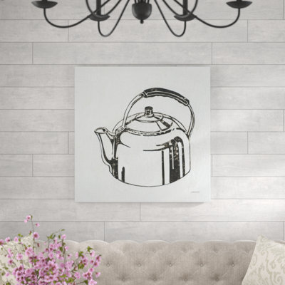 « Tea Kettle » par Kathrine Lovell-peinture sur toile