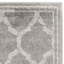 Tapis gris / gris clair à motif géométrique Ammundsen-1269307577