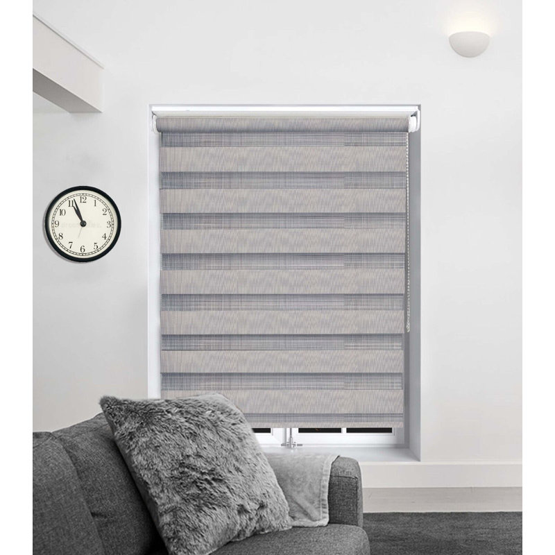 Roller Blind, Dark Gray, 60"W x 165"L