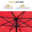 Parasol de marché inclinable 9 pi Senan-871011318