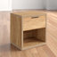 Lisbon 1 Drawer Bedside Table