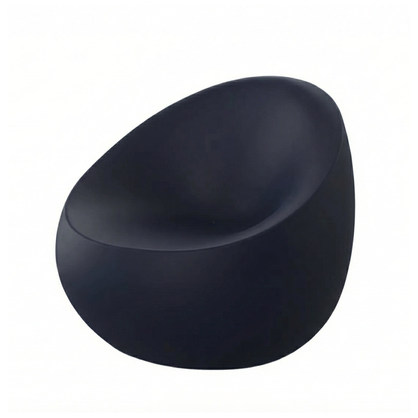 Plastic Outdoor Lounge Chair, Blue