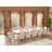 Luxurious Beige Velvet Dining Set With Gold Accents – Multiple Seating Options Available-109024901-109024902