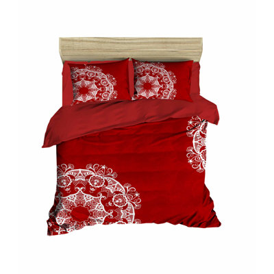 Assante Polyester Floral Duvet Cover Set with Pillowcases