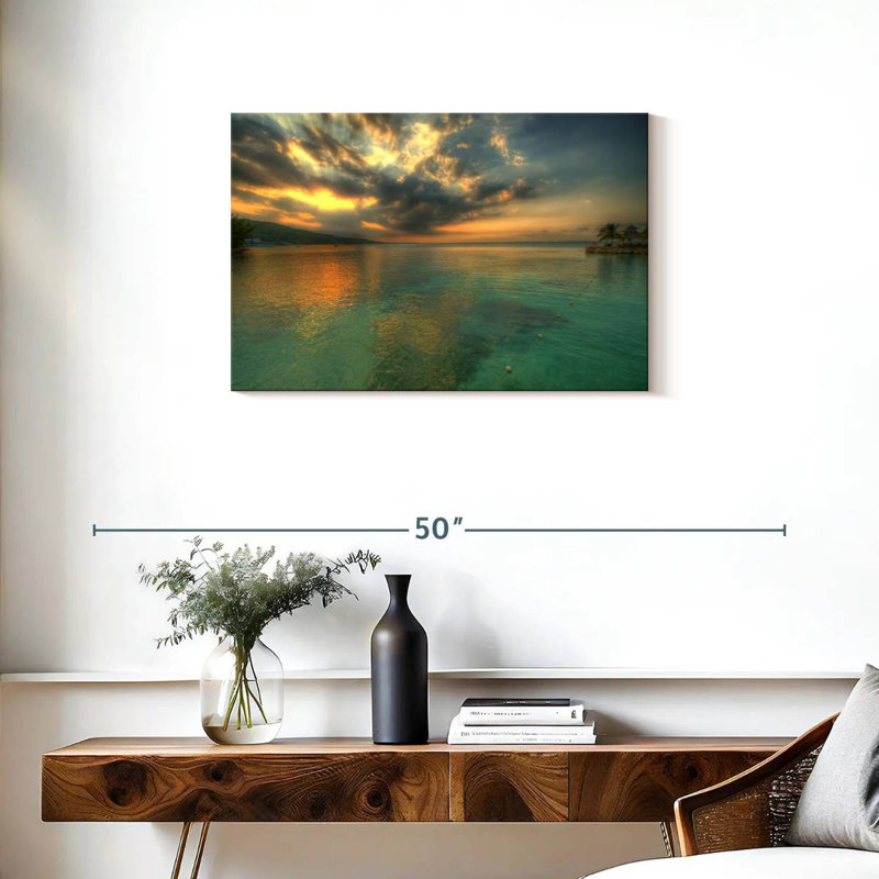 Gillard Ocho Rios Beach Sunset, H 20 po x l 30 po