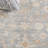 Oushak Hand Knotted Wool/Cotton Solid Color Rug in Light Blue/Beige-93574612