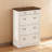 White Solid Wood Shoe Storage Bench-165467712