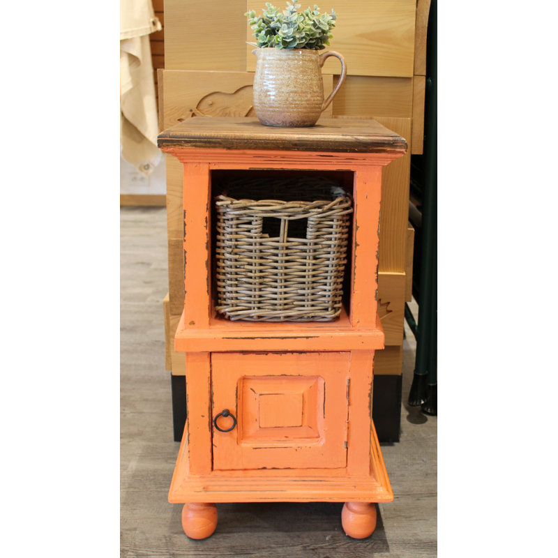 Aule Solid Wood End Table