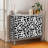 42'' Glass Top Console Table