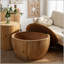 Table basse en bois aggloméré noir 39,37 pouces Modern Handcraft