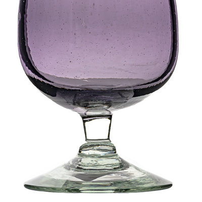 10 Strawberry Street Morado Mexican Glassware, Hurricane