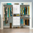 SuiteSymphony 84" W - 120" W Closet System with Drawers and Doors