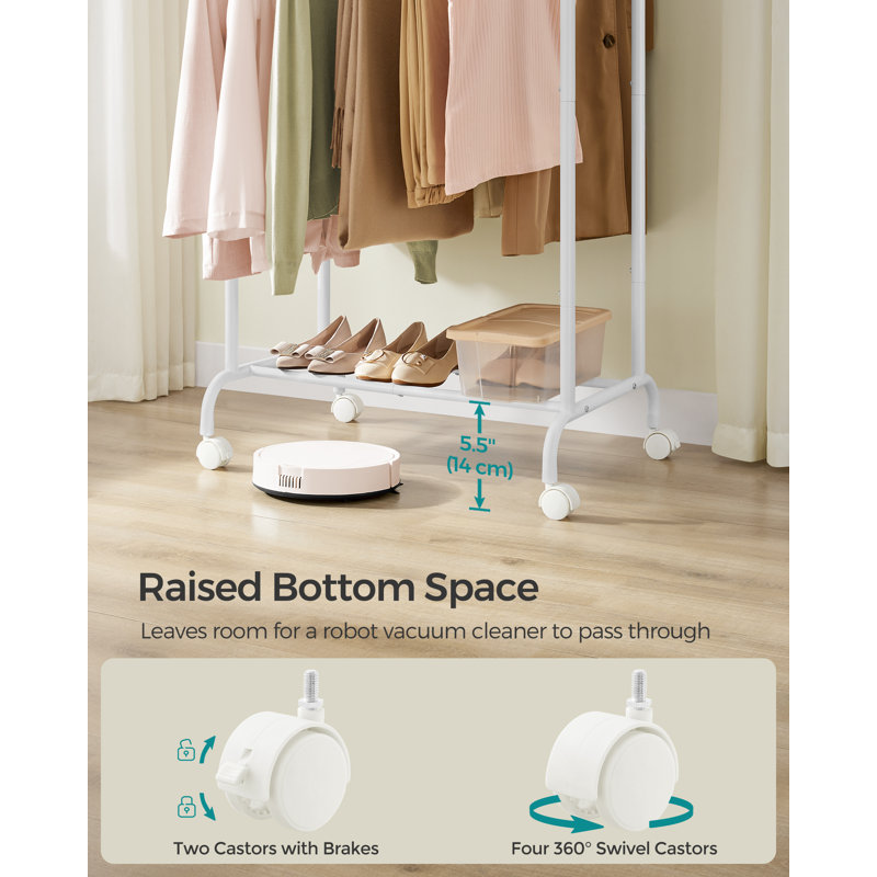 Rolling Clothing Rack