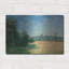 Art mural en métal luxueux «Sahara Meadows In Morning Sun» par Alfred Sisley, 16 po x 12 po-1312966081