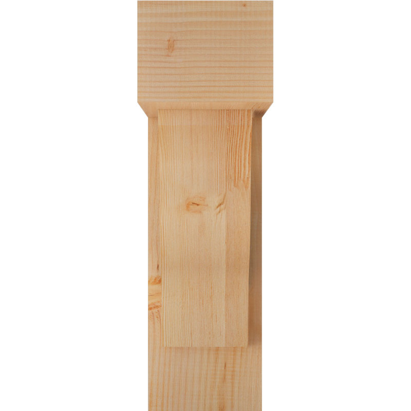 Support Funston Block avec support décalé, 28 x 20, Sapin Douglas de l 8 po (scié brut)