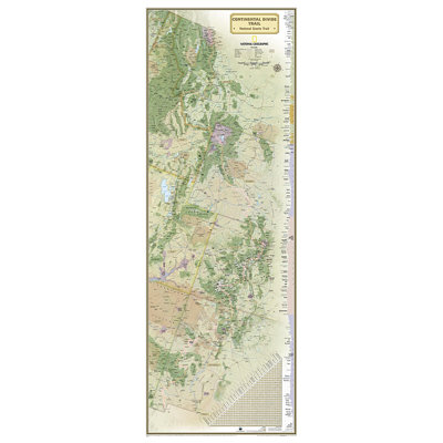 Continental Divide Trail - Laminated