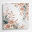 Aquarelle florale, art mural gris en métal 6-1082538646