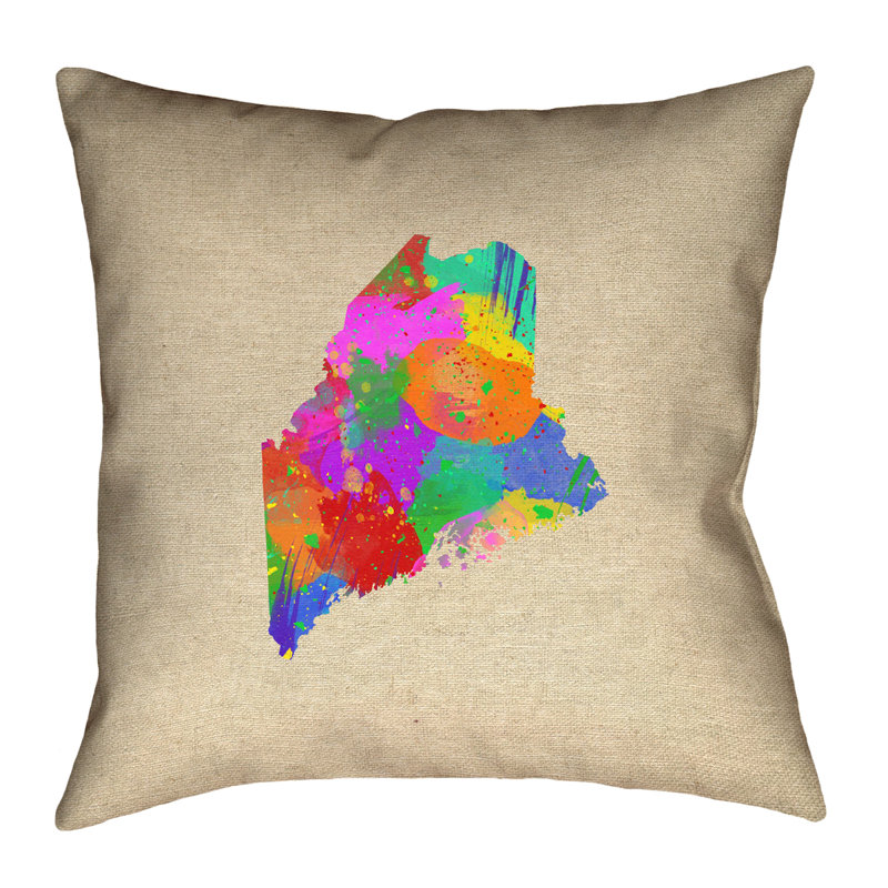 Coussin extérieur carré Katelyn Smith Maine, 16 po x 1 po