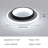 9.44" Acrylic&iron Led Flush Mount Ceiling Light